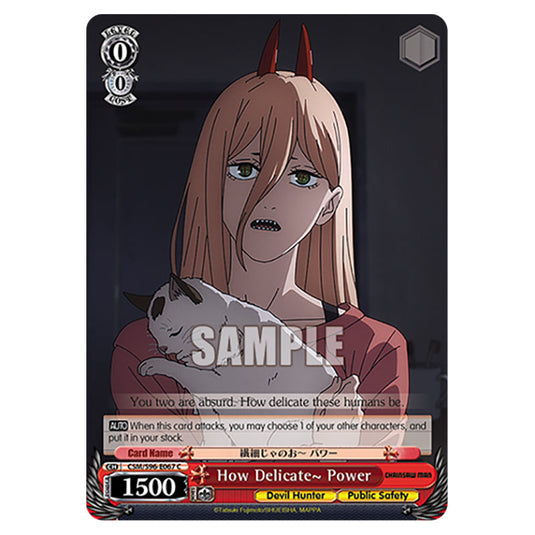 Weiss Schwarz - Chainsaw Man - How Delicate~ Power (C) WSSC-CSM/S96-E067