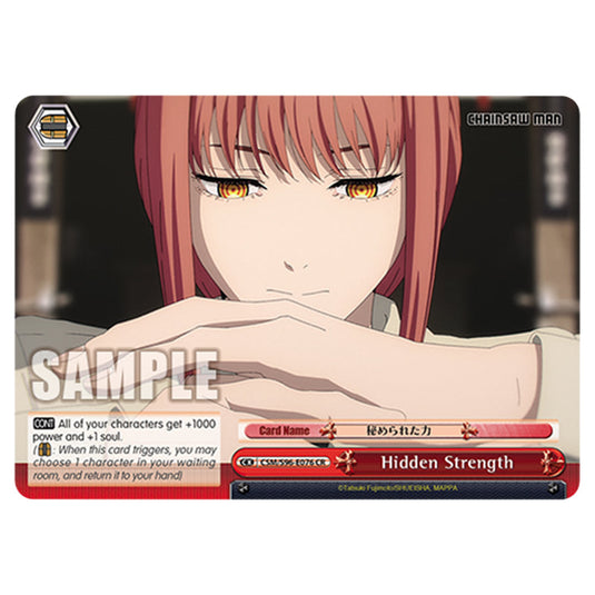 Weiss Schwarz - Chainsaw Man - Hidden Strength (CR) WSSC-CSM/S96-E076