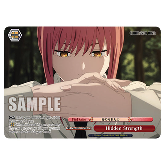 Weiss Schwarz - Chainsaw Man - Hidden Strength (OFR) WSSC-CSM/S96-E076OFR
