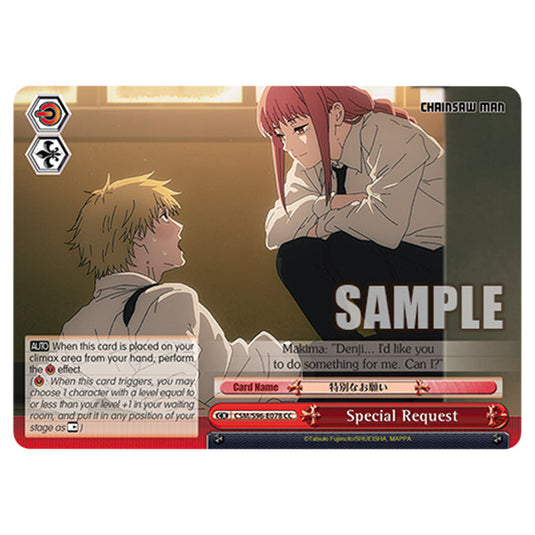 Weiss Schwarz - Chainsaw Man - Special Request (CC) WSSC-CSM/S96-E078