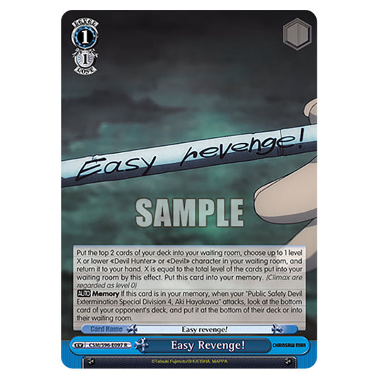 Weiss Schwarz - Chainsaw Man - Easy Revenge! (R) WSSC-CSM/S96-E097