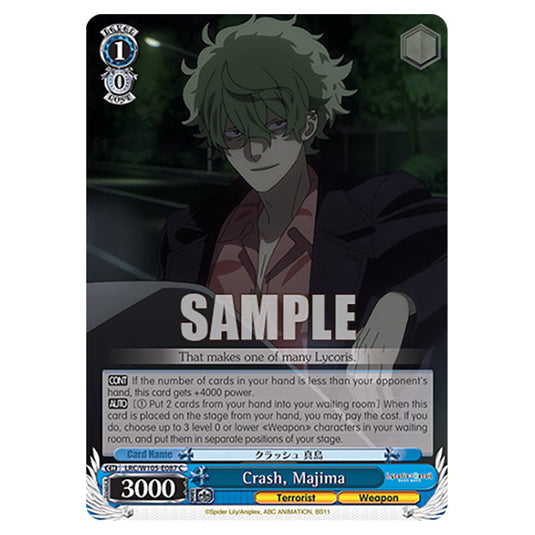 Weiss Schwarz - Lycoris Recoil - Crash, Majima (C) WSSC-LRC/W105-E087
