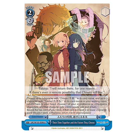 Weiss Schwarz - Lycoris Recoil - Their Time Together and the Future They Choose (U) WSSC-LRC/W105-E096