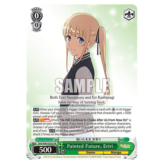 Weiss Schwarz - Saekano The Movie: Finale - Painted Future, Eriri (SR) WSSC-SHS/W98-E033S