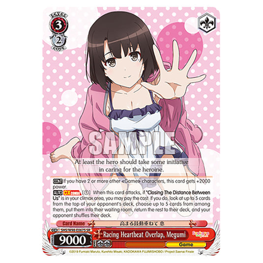 Weiss Schwarz - Saekano The Movie: Finale - Racing Heartbeat Overlap, Megumi (SR) WSSC-SHS/W98-E067S