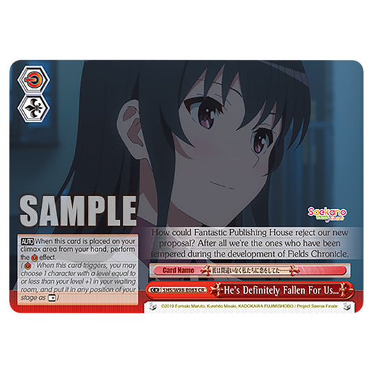 Weiss Schwarz - Saekano The Movie: Finale - He's Definitely Fallen For Us… (CR) WSSC-SHS/W98-E083