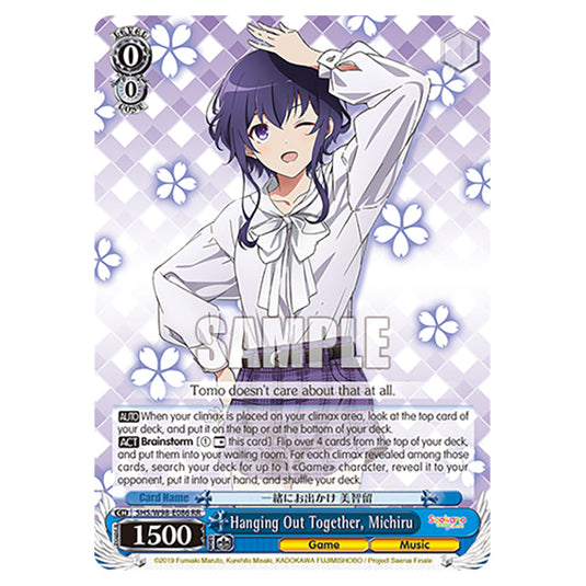 Weiss Schwarz - Saekano The Movie: Finale - Hanging Out Together, Michiru (RR) WSSC-SHS/W98-E086