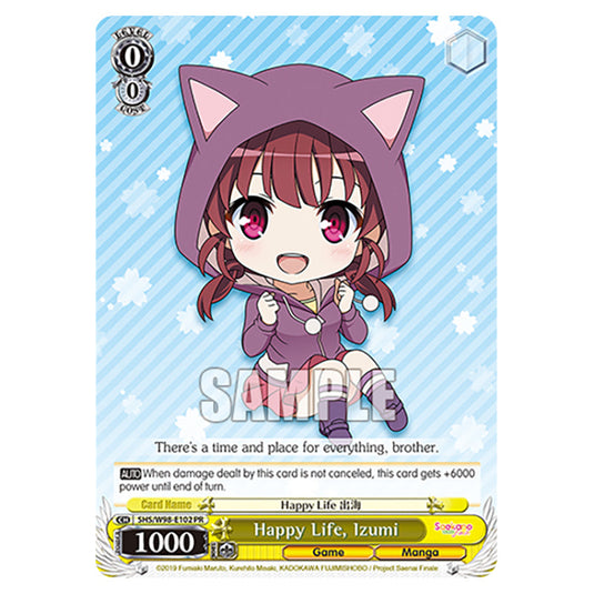 Weiss Schwarz - Saekano The Movie: Finale - Happy Life, Izumi (PR) WSSC-SHS/W98-E102