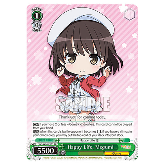 Weiss Schwarz - Saekano The Movie: Finale - Happy Life, Megumi (PR) WSSC-SHS/W98-E103