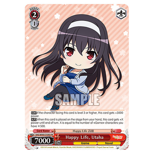 Weiss Schwarz - Saekano The Movie: Finale - Happy Life, Utaha (PR) WSSC-SHS/W98-E104S