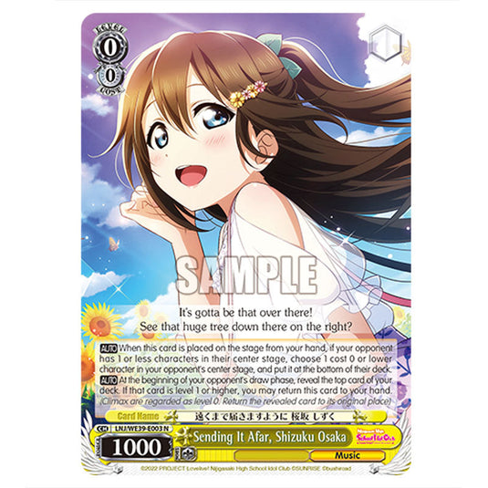 Character LNJ/WE39-E003 card from the Weiss Schwarz set Love Live! School idol festival Series 10th Anniversary