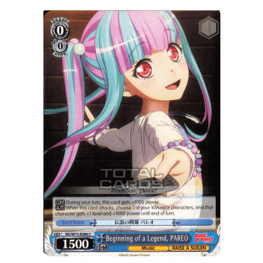 Weiss Schwarz - BanG Dream! Vol.2 - Beginning of a Legend, PAREO (Common) BD/W73-E088 C