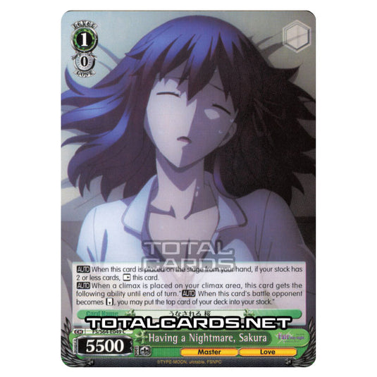 Weiss Schwarz - Fate/stay night (Heaven’s Feel) - Having a Nightmare, Sakura (C) FS/S64-E049