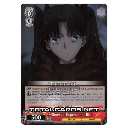 Weiss Schwarz - Fate/stay night (Heaven’s Feel) - Shocked Expression, Rin (U) FS/S64-E066