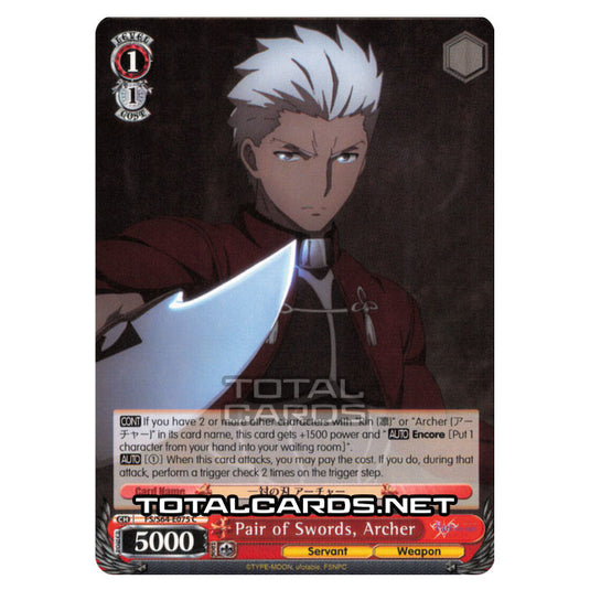 Weiss Schwarz - Fate/stay night (Heaven’s Feel) - Pair of Swords, Archer (C) FS/S64-E075