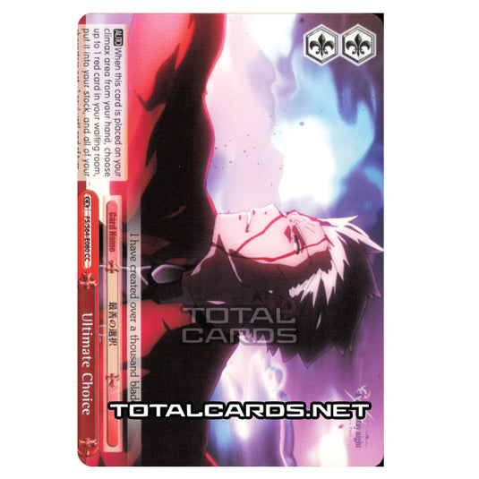 Weiss Schwarz - Fate/stay night (Heaven’s Feel) - Ultimate Choice (CC) FS/S64-E080