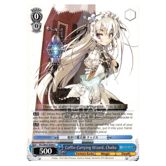 Weiss Schwarz - Fujimi Fantasia Bunko - Coffin-Carrying Wizard, Chaika (Common) Fhc/W65-E090