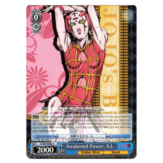 Weiss Schwarz - JoJo's Bizarre Adventure - Golden Wind - Awakened Power, S.L (Uncommon) JJ/S66-E083