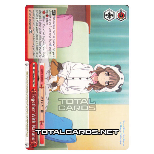 Weiss Schwarz - Rascal Does Not Dream of Bunny Girl Senpai - Together With Nasuno (Climax Common) SBY/W64-E075