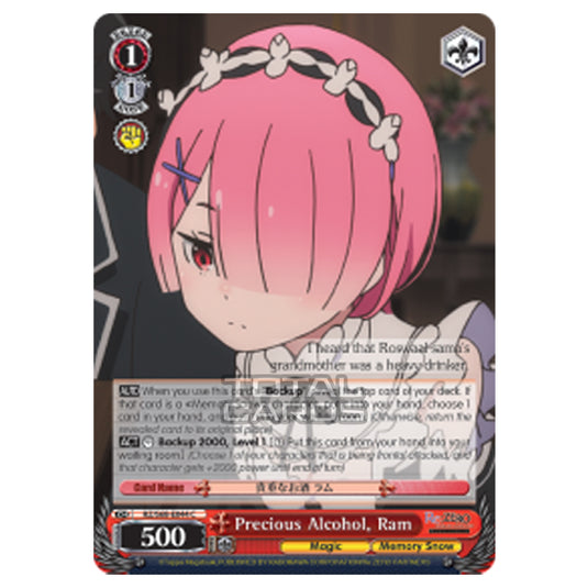 Weiss Schwarz - Re:ZERO - Starting Life in Another World - Memory Snow - Precious Alcohol, Ram (Common) RZ/S68-E044