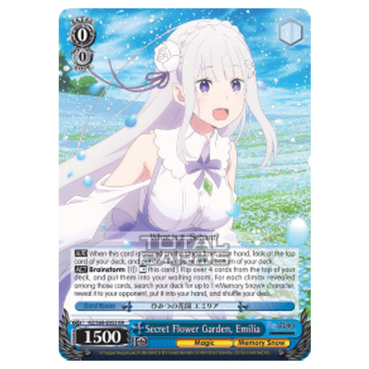 Weiss Schwarz - Re:ZERO - Starting Life in Another World - Memory Snow - Secret Flower Garden, Emilia (Double Rare) RZ/S68-E053