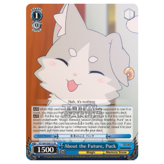 Weiss Schwarz - Re:ZERO - Starting Life in Another World - Memory Snow - About the Future, Puck (Super Rare) RZ/S68-E061S