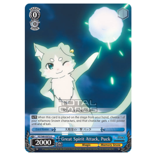 Weiss Schwarz - Re:ZERO - Starting Life in Another World - Memory Snow - Great Spirit Attack, Puck (Uncommon) RZ/S68-E070