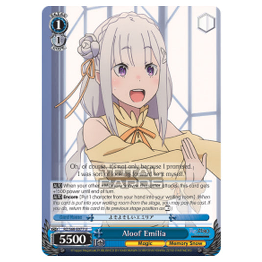 Weiss Schwarz - Re:ZERO - Starting Life in Another World - Memory Snow - Aloof Emilia (Uncommon) RZ/S68-E077