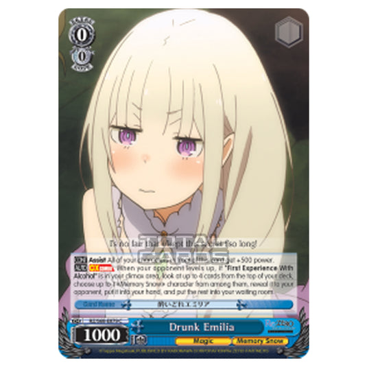Weiss Schwarz - Re:ZERO - Starting Life in Another World - Memory Snow - Drunk Emilia (Common) RZ/S68-E079