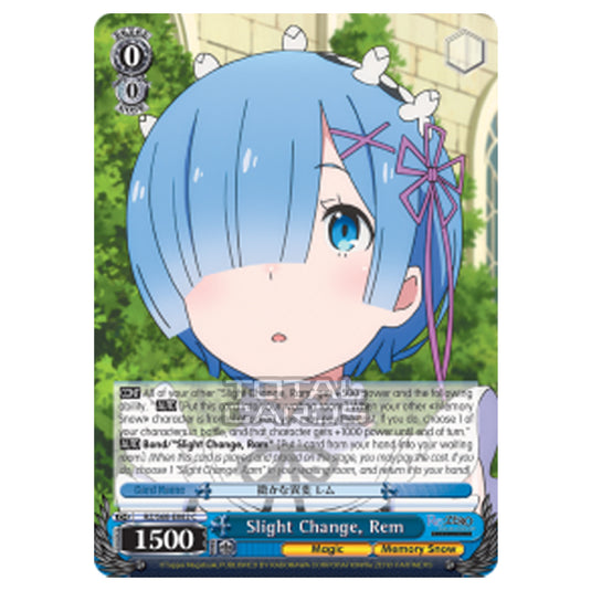 Weiss Schwarz - Re:ZERO - Starting Life in Another World - Memory Snow - Slight Change, Rem (Common) RZ/S68-E082
