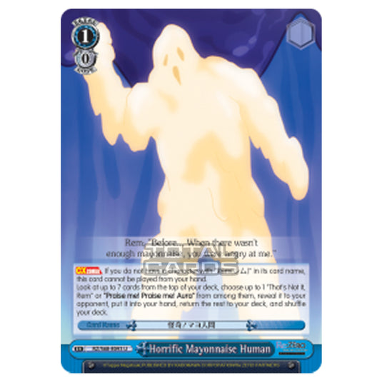 Weiss Schwarz - Re:ZERO - Starting Life in Another World - Memory Snow - Horrific Mayonnaise Human (Uncommon) RZ/S68-E093