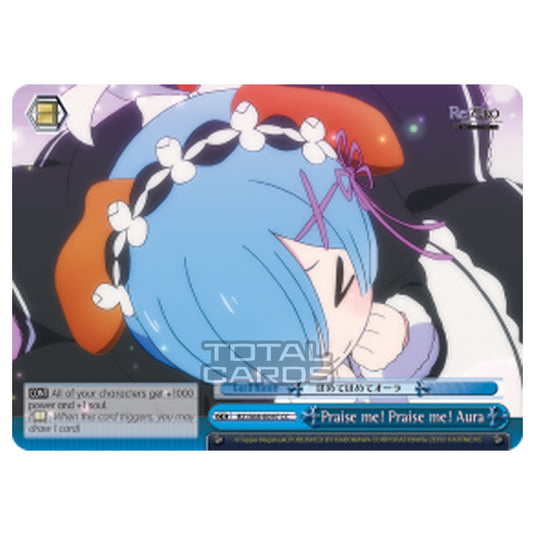 Weiss Schwarz - Re:ZERO - Starting Life in Another World - Memory Snow - Praise me! Praise me! Aura (Climax Common) RZ/S68-E097