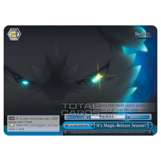 Weiss Schwarz - Re:ZERO - Starting Life in Another World - Memory Snow - It's Magic-Release Season! (Triple Rare) RZ/S68-E098R