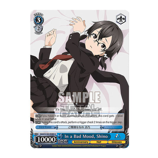 Weiss Schwarz - Sword Art Online - 10th Anniversary - In a Bad Mood, Shino (U) SAO/S100-E088