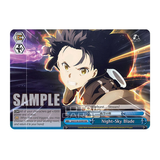 Weiss Schwarz - Sword Art Online - 10th Anniversary - Night-Sky Blade (RRR) SAO/S100-E099R