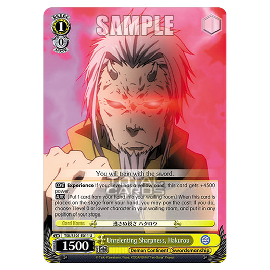 Weiss Schwarz - That Time I Got Reincarnated as a Slime Vol.3 - Unrelenting Sharpness, Hakurou (U) TSK/S101-E011