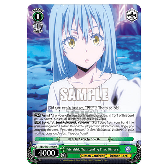 Weiss Schwarz - That Time I Got Reincarnated as a Slime Vol.3 - Friendship Transcending Time, Rimuru (R) TSK/S101-E029