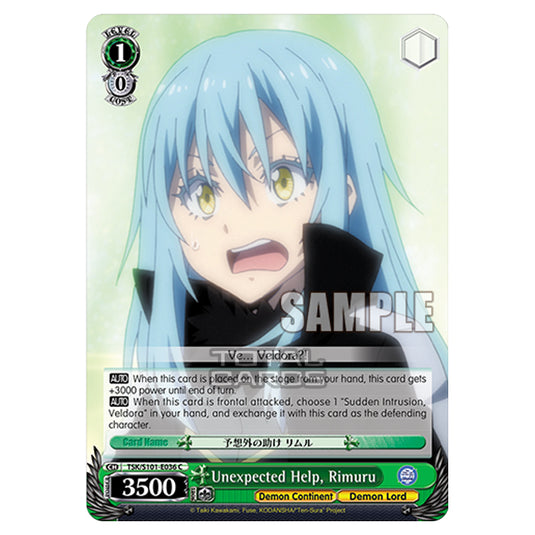Weiss Schwarz - That Time I Got Reincarnated as a Slime Vol.3 - Unexpected Help, Rimuru (C) TSK/S101-E036
