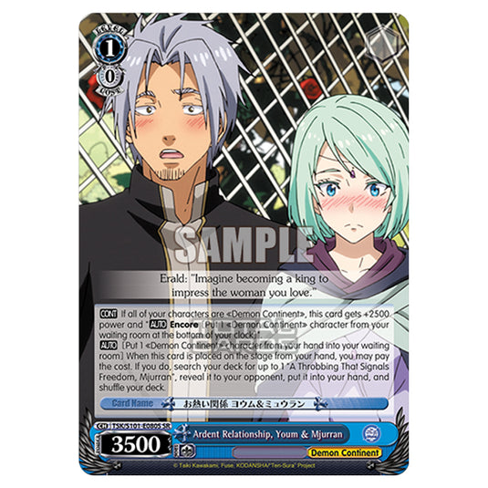 Weiss Schwarz - That Time I Got Reincarnated as a Slime Vol.3 - Ardent Relationship, Youm & Mjurran (SR) TSK/S101-E080S