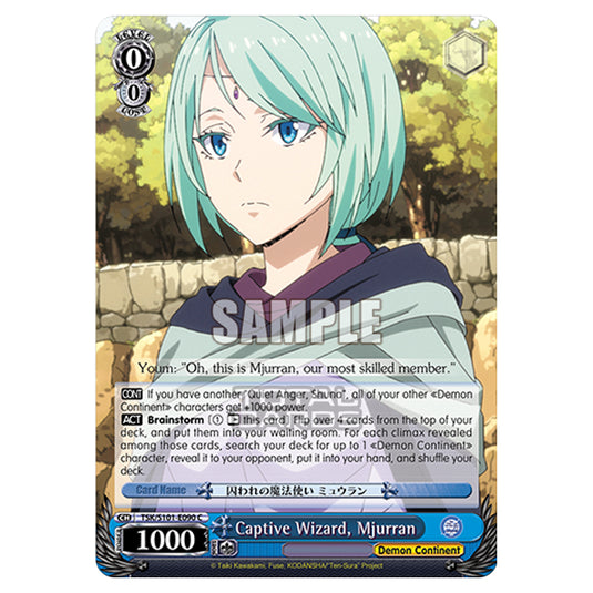 Weiss Schwarz - That Time I Got Reincarnated as a Slime Vol.3 - Captive Wizard, Mjurran (C) TSK/S101-E090