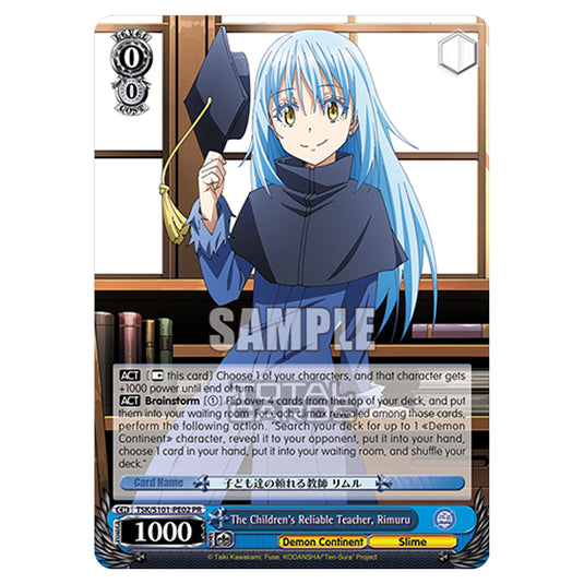 Weiss Schwarz - That Time I Got Reincarnated as a Slime Vol.3 - The Children’s Reliable Teacher, Rimuru (PR) TSK/S101-PE02