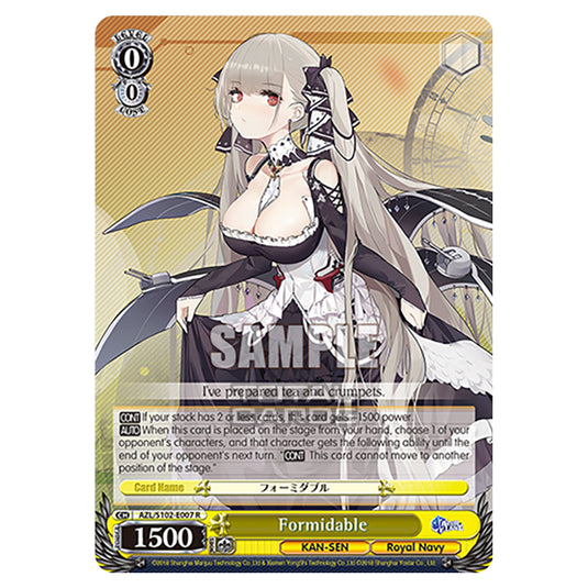 Weiss Schwarz - Azur Lane - Formidable (R) AZL/S102-E007