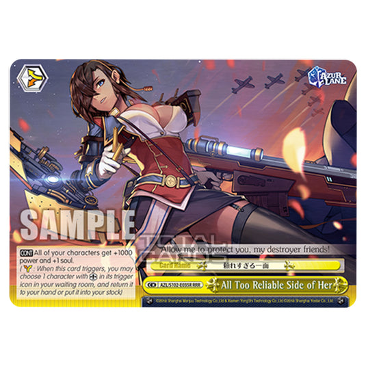 Weiss Schwarz - Azur Lane - All Too Reliable Side of Her (RRR) AZL/S102-E035R