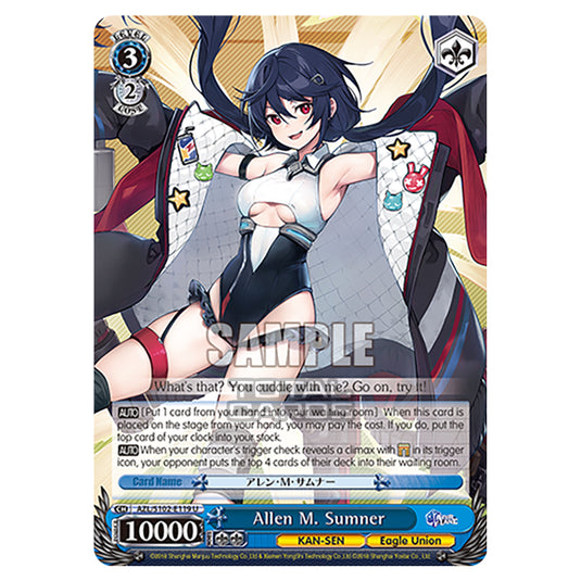Weiss Schwarz - Azur Lane - Allen M. Sumner (U) AZL/S102-E119