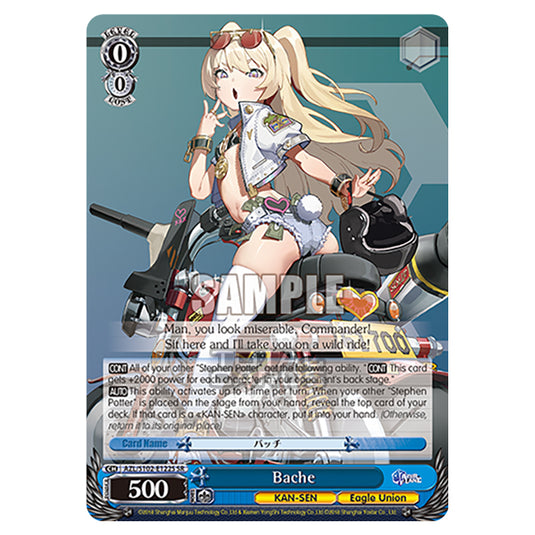 Weiss Schwarz - Azur Lane - Bache (SR) AZL/S102-E122S