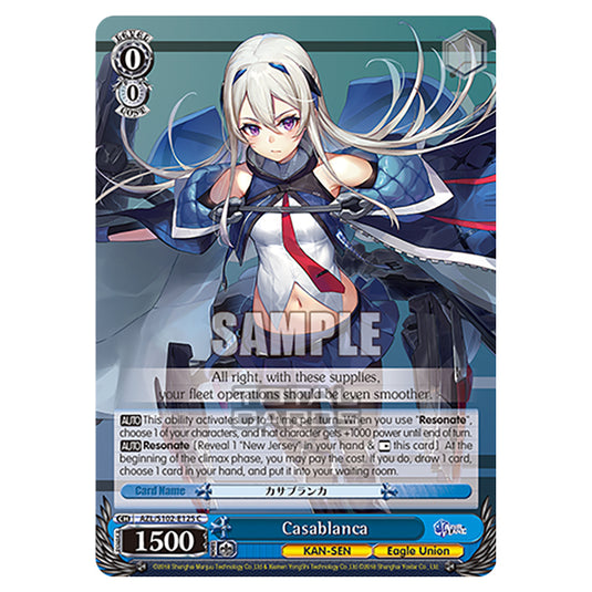 Weiss Schwarz - Azur Lane - Casablanca (C) AZL/S102-E125