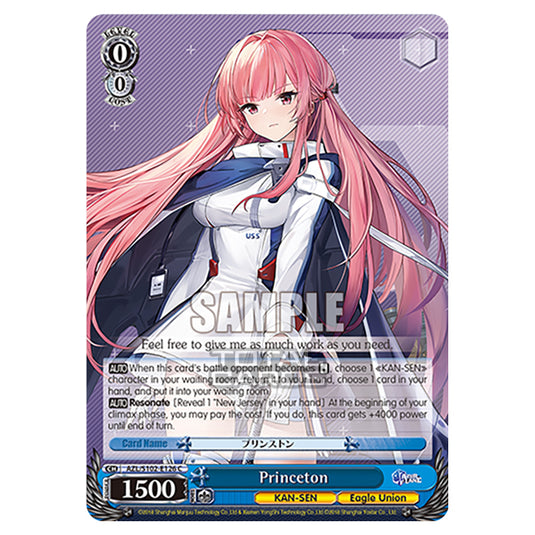 Weiss Schwarz - Azur Lane - Princeton (C) AZL/S102-E126