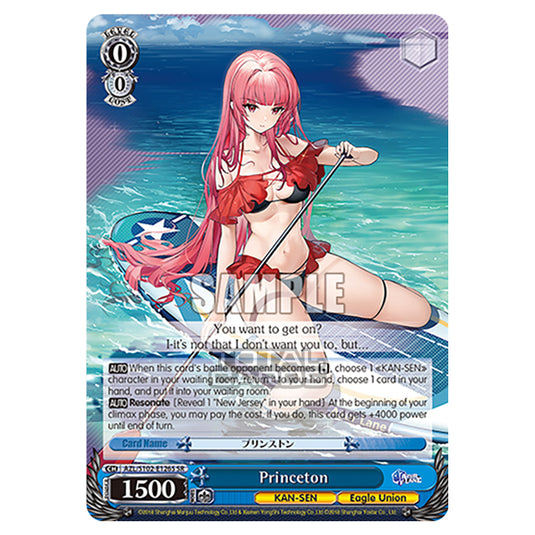 Weiss Schwarz - Azur Lane - Princeton (SR) AZL/S102-E126S