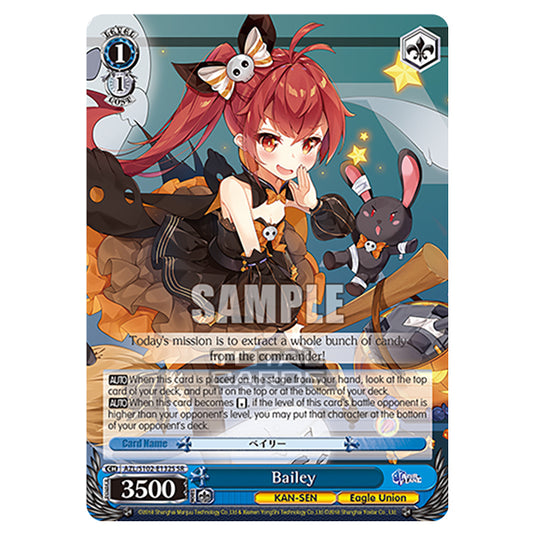 Weiss Schwarz - Azur Lane - Bailey (SR) AZL/S102-E132S