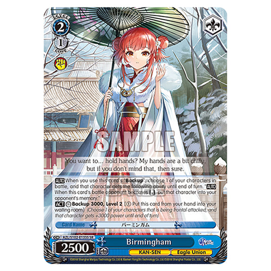Weiss Schwarz - Azur Lane - Birmingham (SR) AZL/S102-E133S